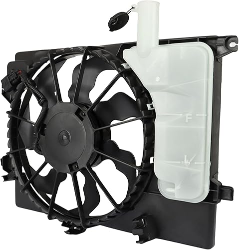 Miniatura 2 de munirater Reemplazo del conjunto del ventilador de refrigeración del radiador para 2011-2013 Elantra Sedan 25380-3X100 HY3115133 321-55027-100