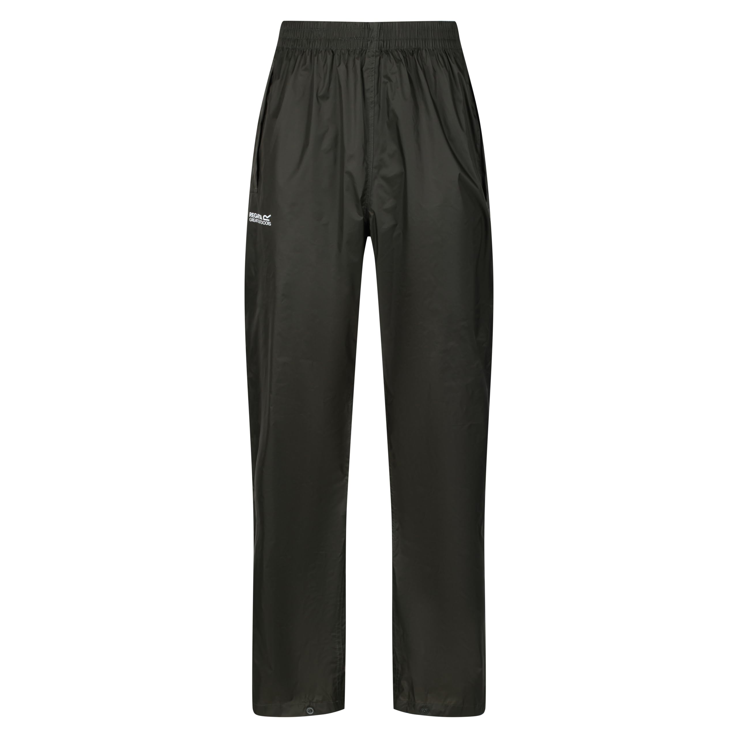 Regatta Waterproof Pack-It Overtrousers Size: L Regular Men's Green