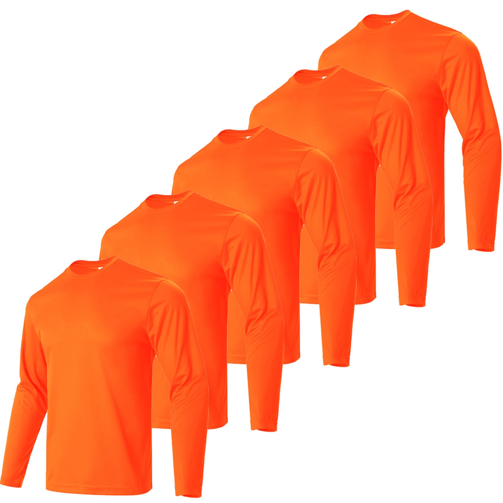 Gary Com Packs Mens T-Shirt UV Sun Protection Long Sleeve Shirt Dry-Fit Running Gym Athletic Tee for Fishing Hiking &Workout