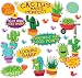 Eureka A Sharp Bunch Teacher Supplies Motivational Cactus Theme Bulletin Board Decorations, 30 pcs