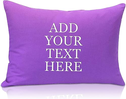 Almohada personalizada para niños pequeños con funda de almohada de 14 x 20 pulgadas, funda de almohada de microfibra cepillada súper suave y