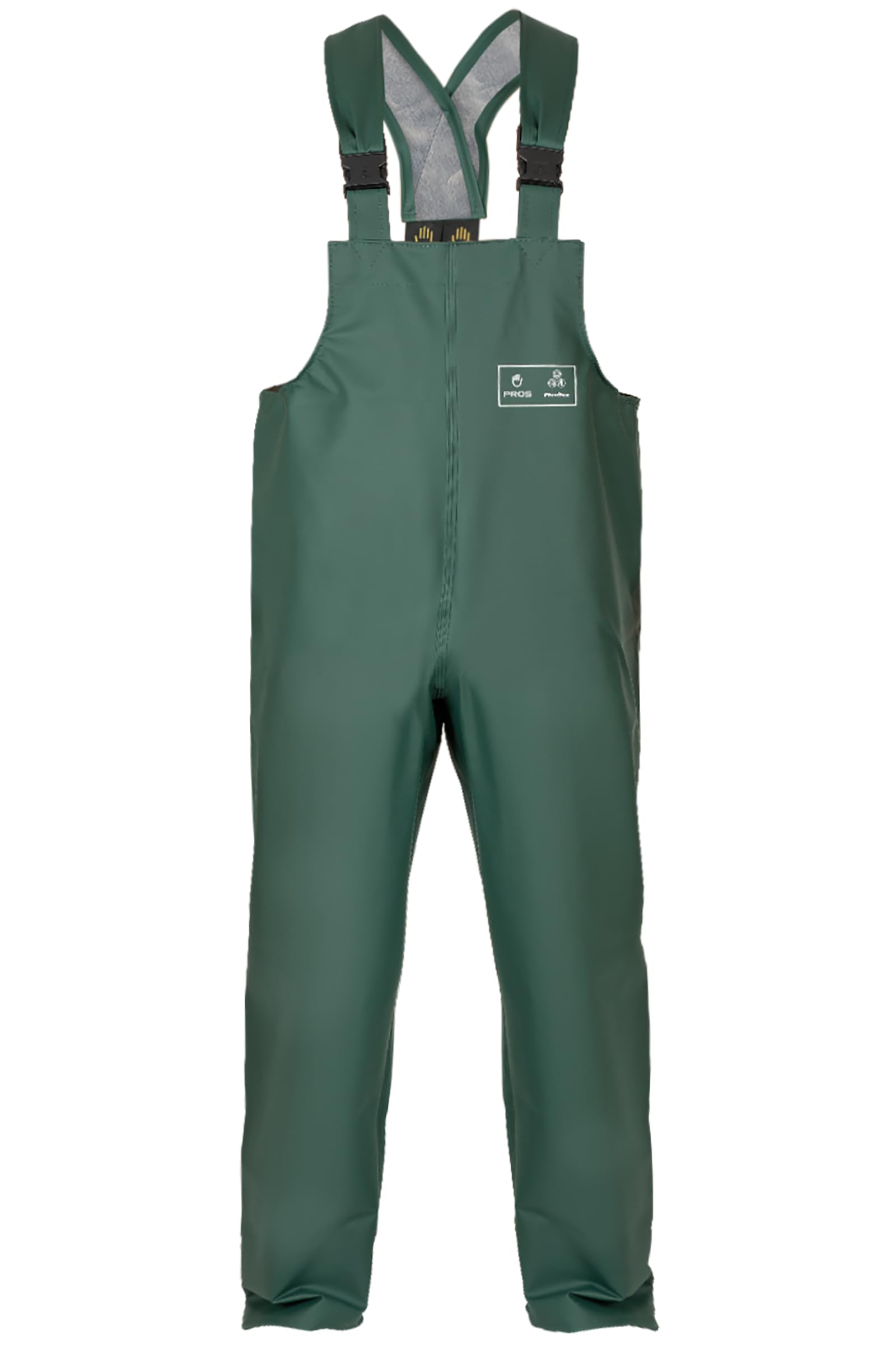 PROS 001 Salopette de protection imperméable pour homme et femme EN ISO 13688 EN 343 Coutures soudées Plavitex Coupe-vent imperméable Vert - Vert - W50