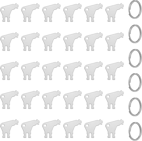 Miniatura 8 de Llave dispensadora de toallas de papel, 15 llaves dispensadoras universales compatibles con dispensadores de toallas de papel y papel higiénico