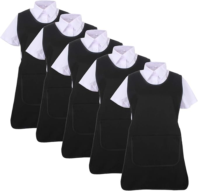 Grembiule Chef Donna KX-868 - In Poliestere E Cotone, Con Tasca | Per Pulizia E Cucina - Foto 9