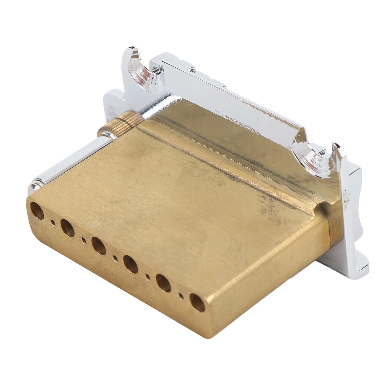 Puente de Trémolo de Guitarra, Puente Guitarra Eléctrico, Espaciado Cuerda 54 Mm, Unidad Tremolo Aleación Zinc Vibrato para Vibrato 6 Cuerdas Tailpiece