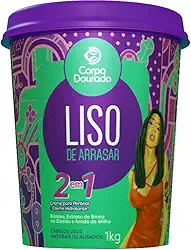 Corpo Dourado Liso de Arrasar - Creme 2 em 1 de Pentear e Hidratação 1kg