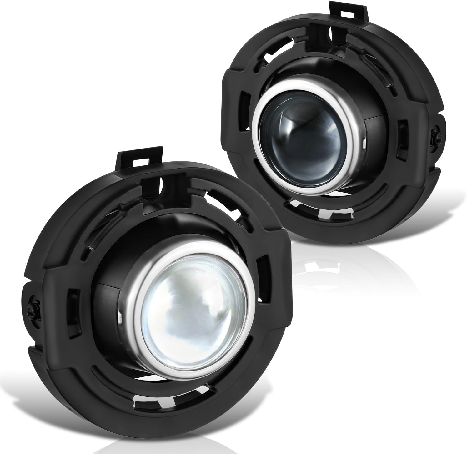 DNA MOTORING Pair of Fog light Lamps Compatible with Chrysler 200 300/Pacifica11-20,Avenger/Challenger/Charger/Dart/Durango/Grand Caravan 11-23,Compass/Grand Cherokee/Patriot 14-22,FL-ZTL-388-CH