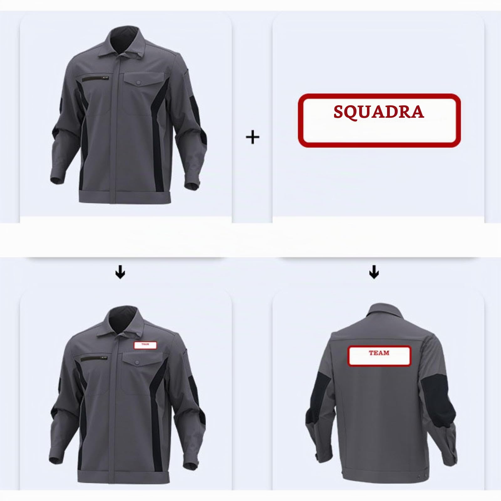 Honghuang Uniforme Resistente all'Usura da Uomo Personalizzata Primavera Autunno Riparazione Meccanica Abbigliamento da Lavoro Officina Tute da Fabbrica Giacca e Pantalone Personalizzati
