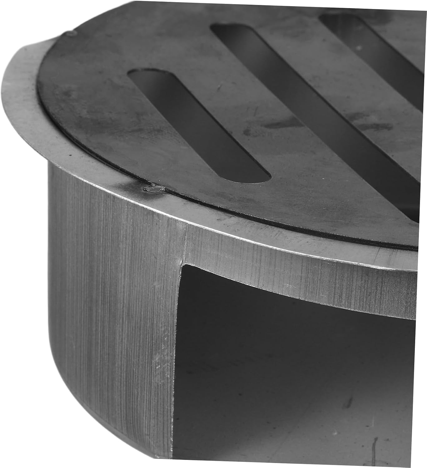Mikikit Round Ash Holder Tray with Precision Grate Outdoor BBQ and Camping Accessory for Fire Pits for Safe Cooking and Gatherings