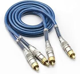 CABO RCA PRIME AZUL 1METRO SVART BY TECH ONE