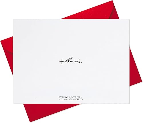 Miniatura 7 de Hallmark - Tarjetas en blanco, surtido de tarjetas navideñas en caja (Luces navideñas y regalos, 24 tarjetas y sobres)