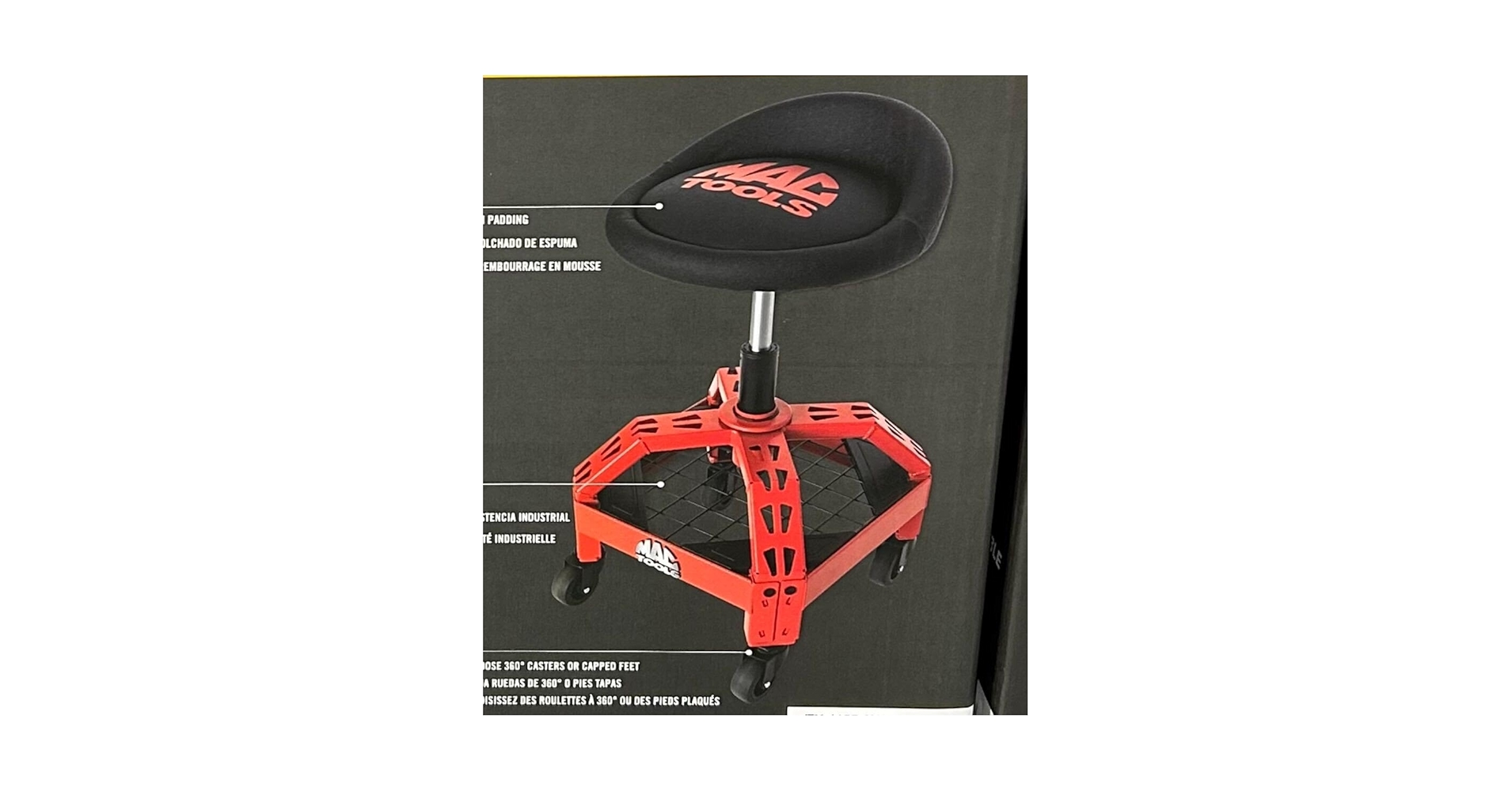 Amazon.co.jp: マックツール MACTOOLS スツール 作業用椅子