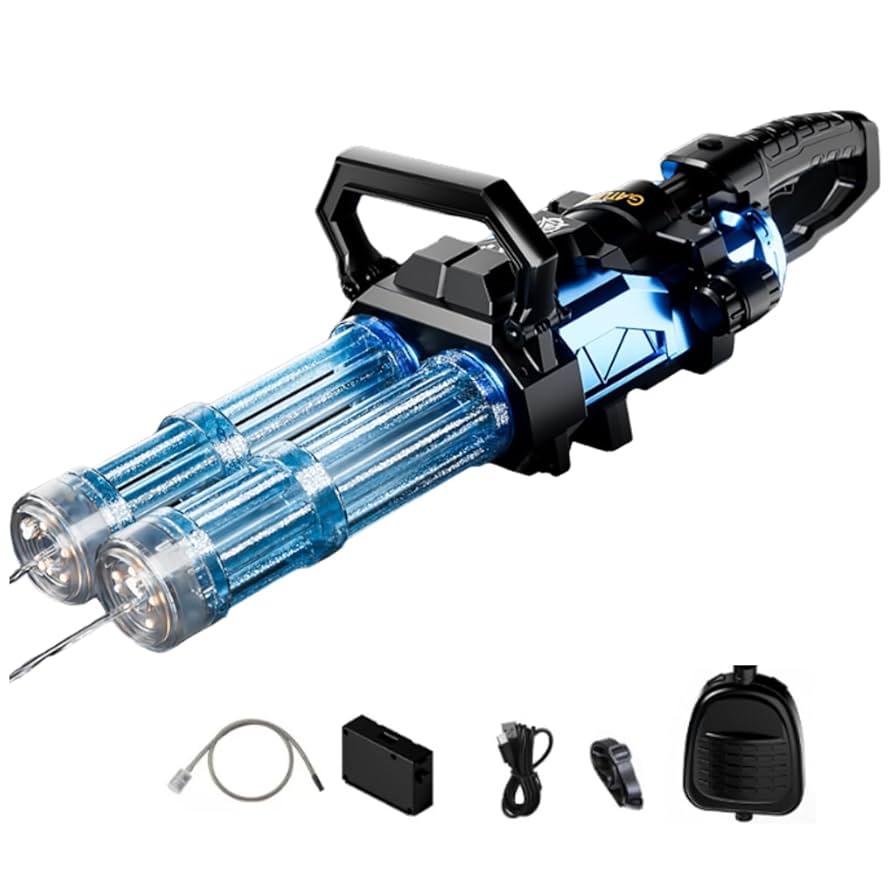 電動ガトリングガン 水鉄砲 ガトリング型ウォーターガン 電動水鉄砲 ウォーターガン : WORLD