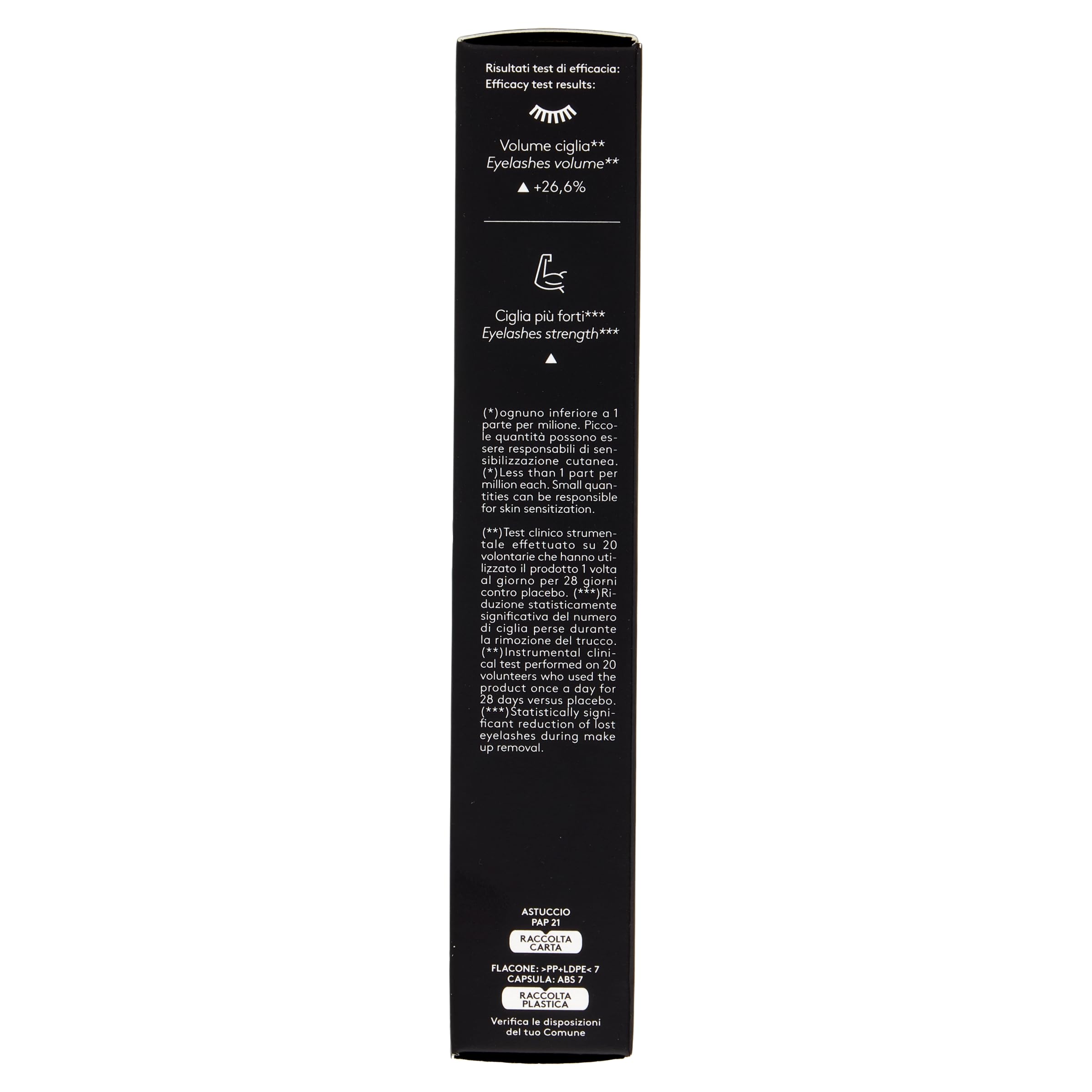 Korff Powerlash Mascara Rinforzante, Trattamento in Siero per Ciglia, Cura per rafforzare la crescita delle ciglia, 7.6 ml