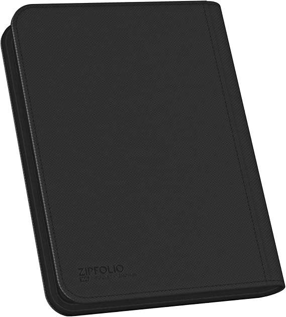 Ultimate Guard Zipfolio 160 8 Pocket Xenoskin Black