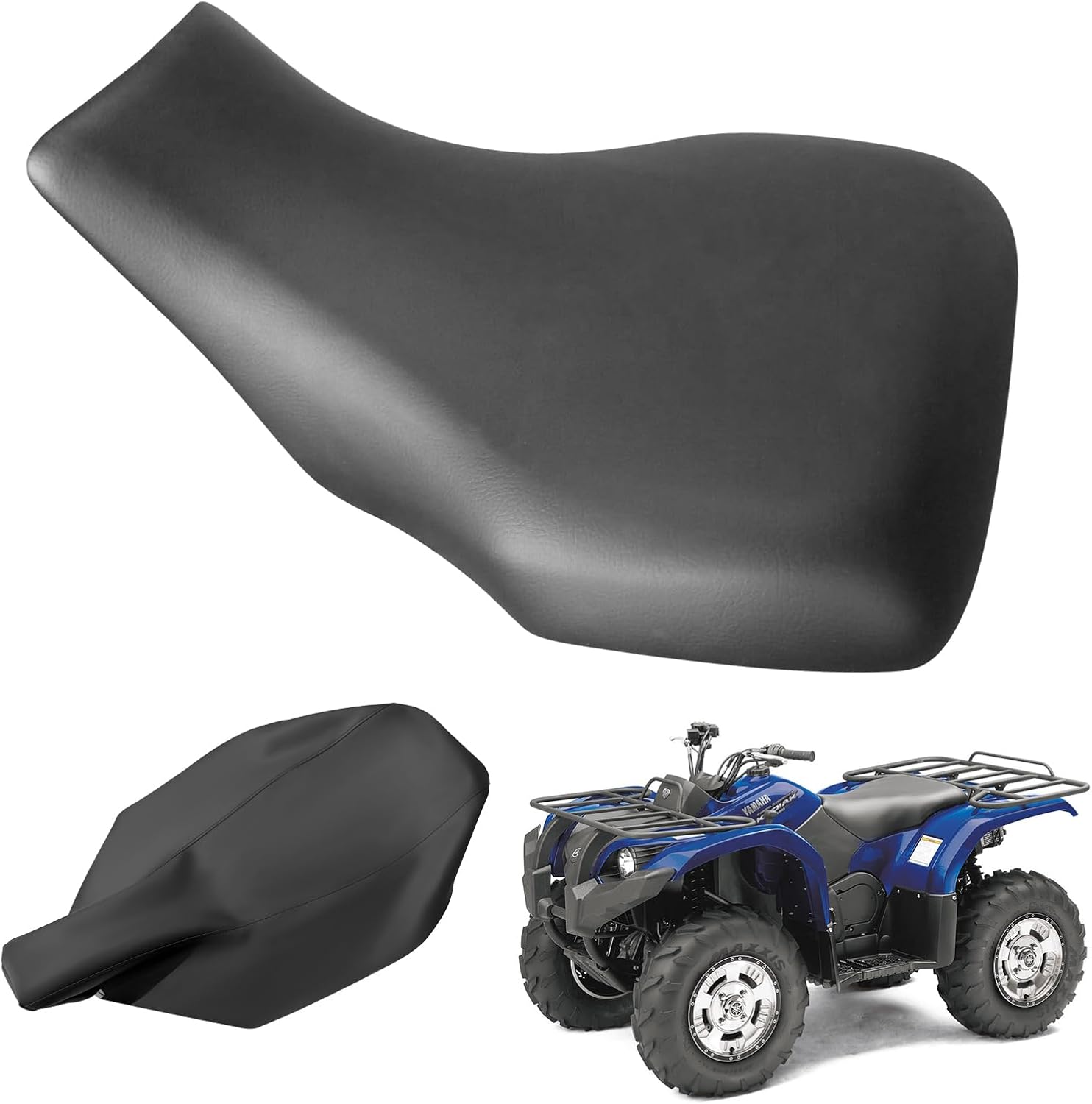 ATV Seat Cover Replacement for 2000-2014 Yamaha Kodiak YFM 400/450, Black
