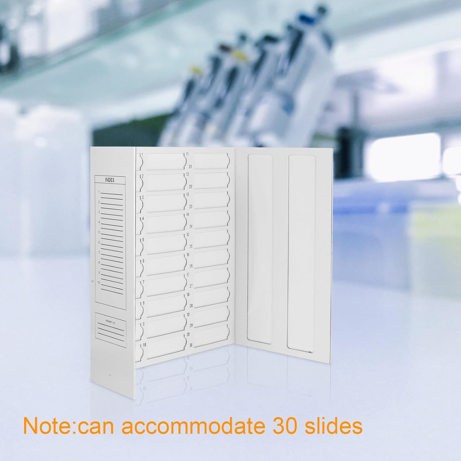 Microscope Slide Storage Holder Slide Drying Board for Lab Use Lightweight Design for Pathology and Research Efficient Slide Organization Tool
