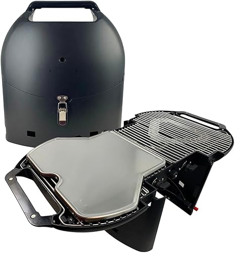 Miniatura 5 de Parrilla portátil de gas y plancha plegable Fold-N-Go, 9.200 BTU, ligera con estuche de transporte