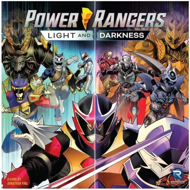 Renegade Game Studios Power Rangers Heroes of the Grid Light & Darkness Expansion Board Game for 2-5 Players