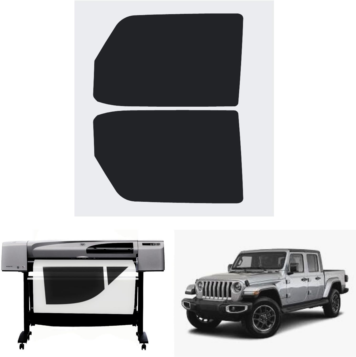 Jeep Wrangler JL Window Tint Precut Nano Carbon Window Tint Film