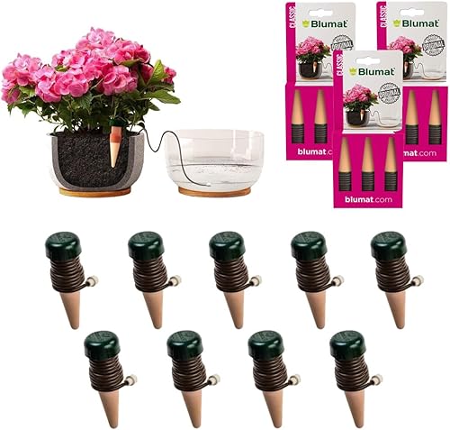 Miniatura 12 de Blumat Estacas Clásicas de Autoriego - Sistema Automático de Riego por Goteo para Riego de Plantas de Interior y Exterior - Solución de Goteo