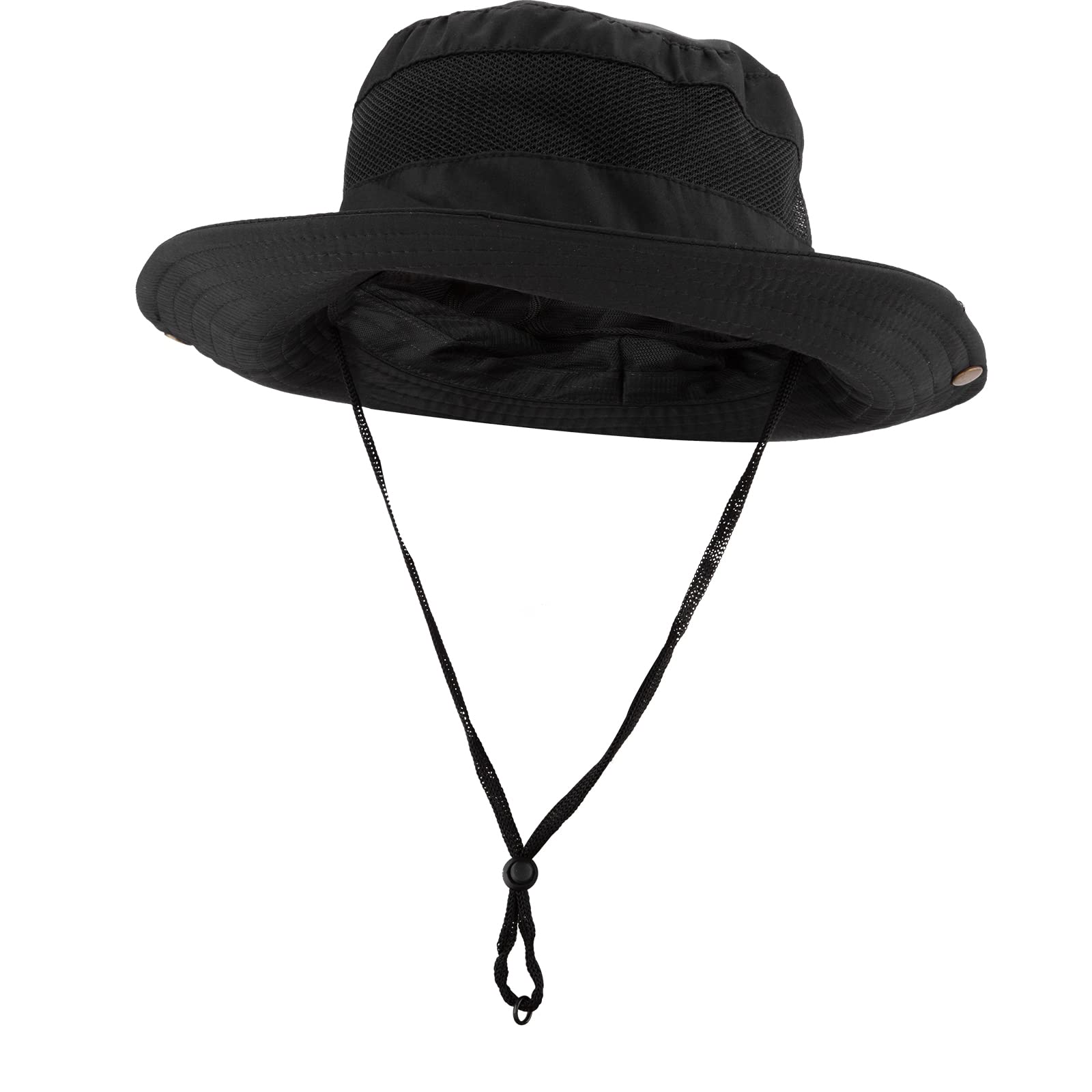 MEOKEY Sombrero plegable para mujer, sombrero de sol de ala ancha, protección UV, para hombre, sombrero de visera, ideal para viajes, senderismo, pesca, playa, jardinería, 56-60 cm