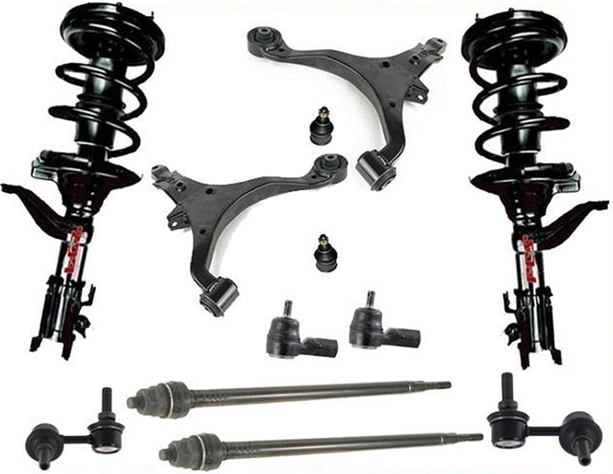 交換用パーツ 02-06 ホンダ CRV フロントストラット コントロールアーム ボールジョイント タイロッド スウェイバーリンク