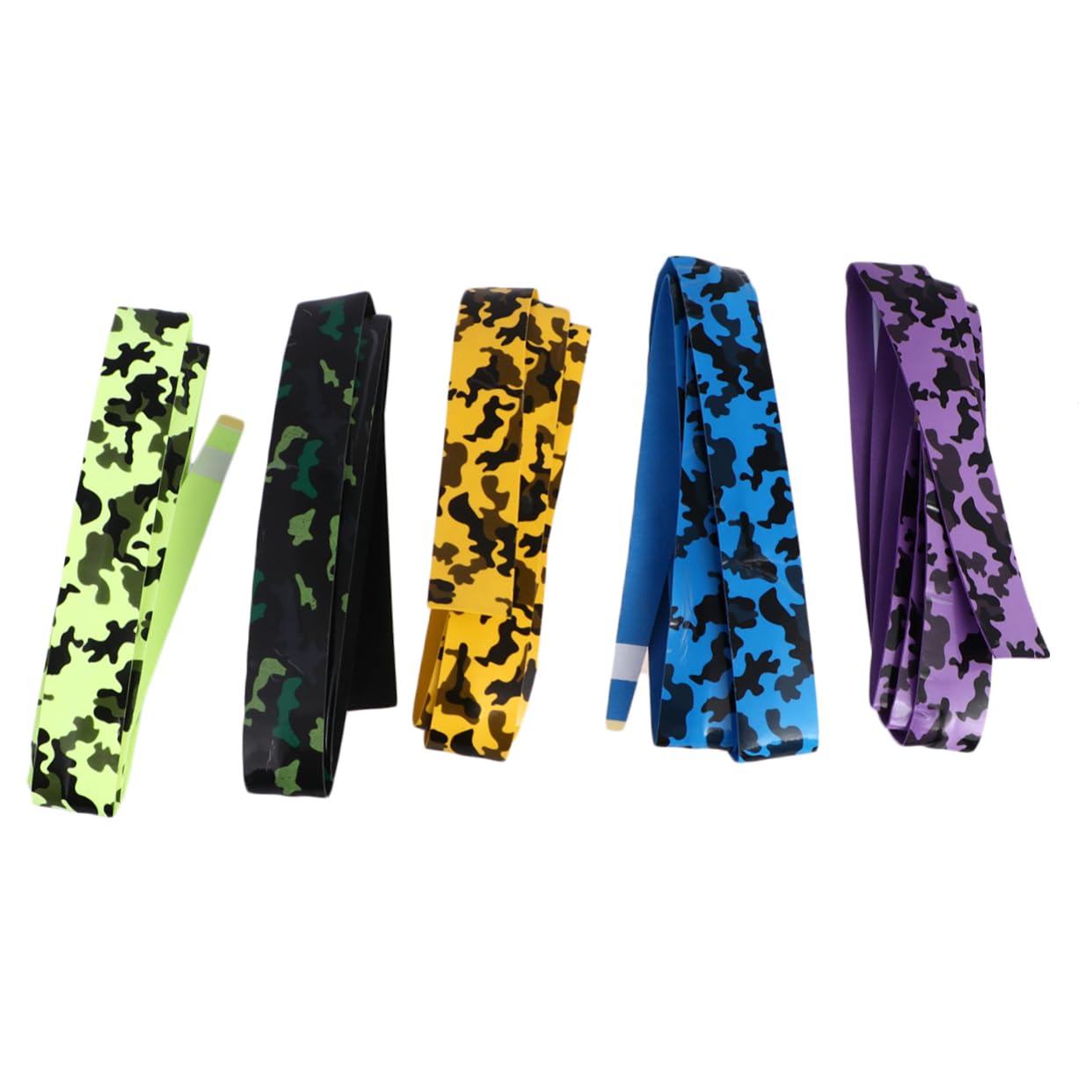 ifundom 5 Pcs Badminton Racket Glue Racket Grip Camo Tape Fishing Rod Grip Tape Badminton Grip Tape Tennis Grip Sweat Overgrips Racket Grip Racquet Over Sweat-absortion Belt