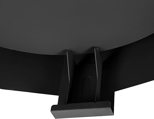 Miniatura 10 de Flash Furniture Titus - Chimenea de madera de grado comercial sin humo para exteriores, acabado negro, 27 pulgadas, portátil, cubierta impermeable