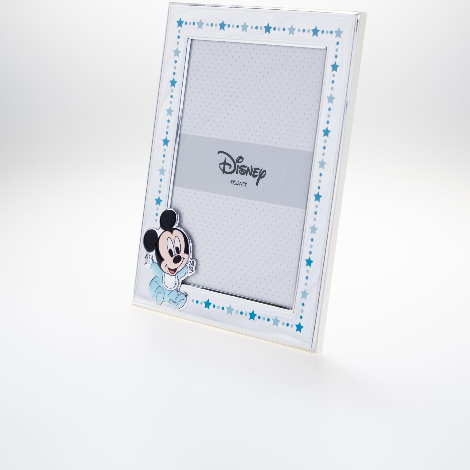 VALENTI & CO. Disney Baby Topolino Cornice Portafoto Argento 9x13 cm