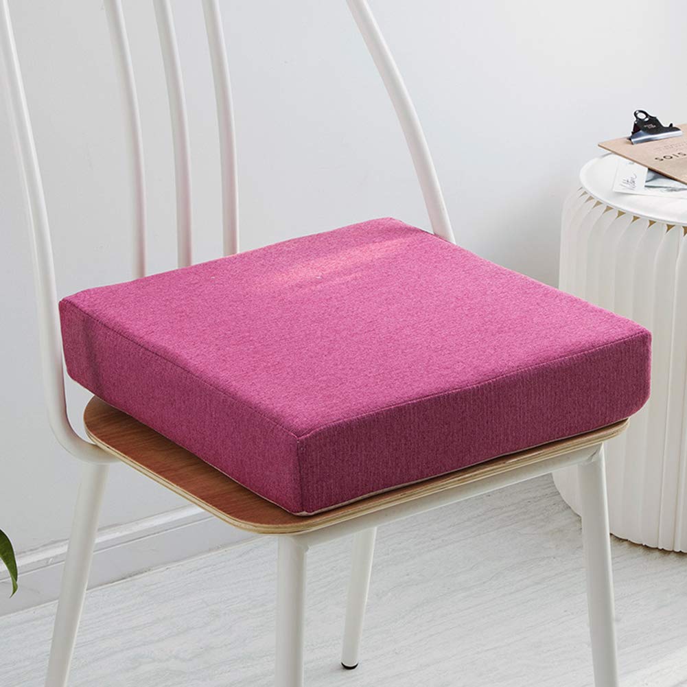 Coussin de chaise carré en mousse à mémoire de forme ergonomique