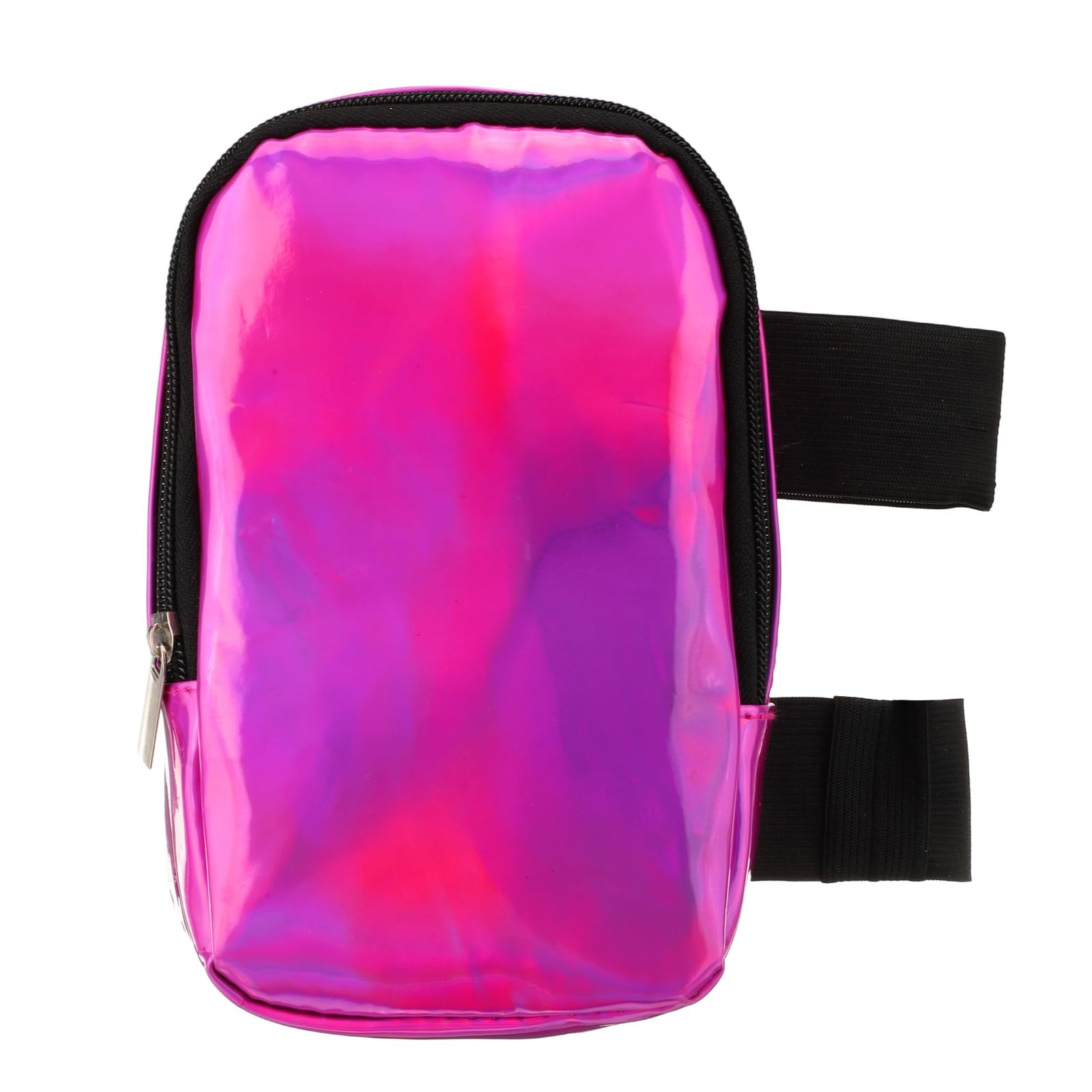 YELARXI Thigh Waist Pack, Holographic Leg Bag Waterproof Thigh Pouch for Women with Adjustable Straps, Pink-Fitting for(Outdoor/Hiking/Travel/Sport Use/Carnival/Hiking)