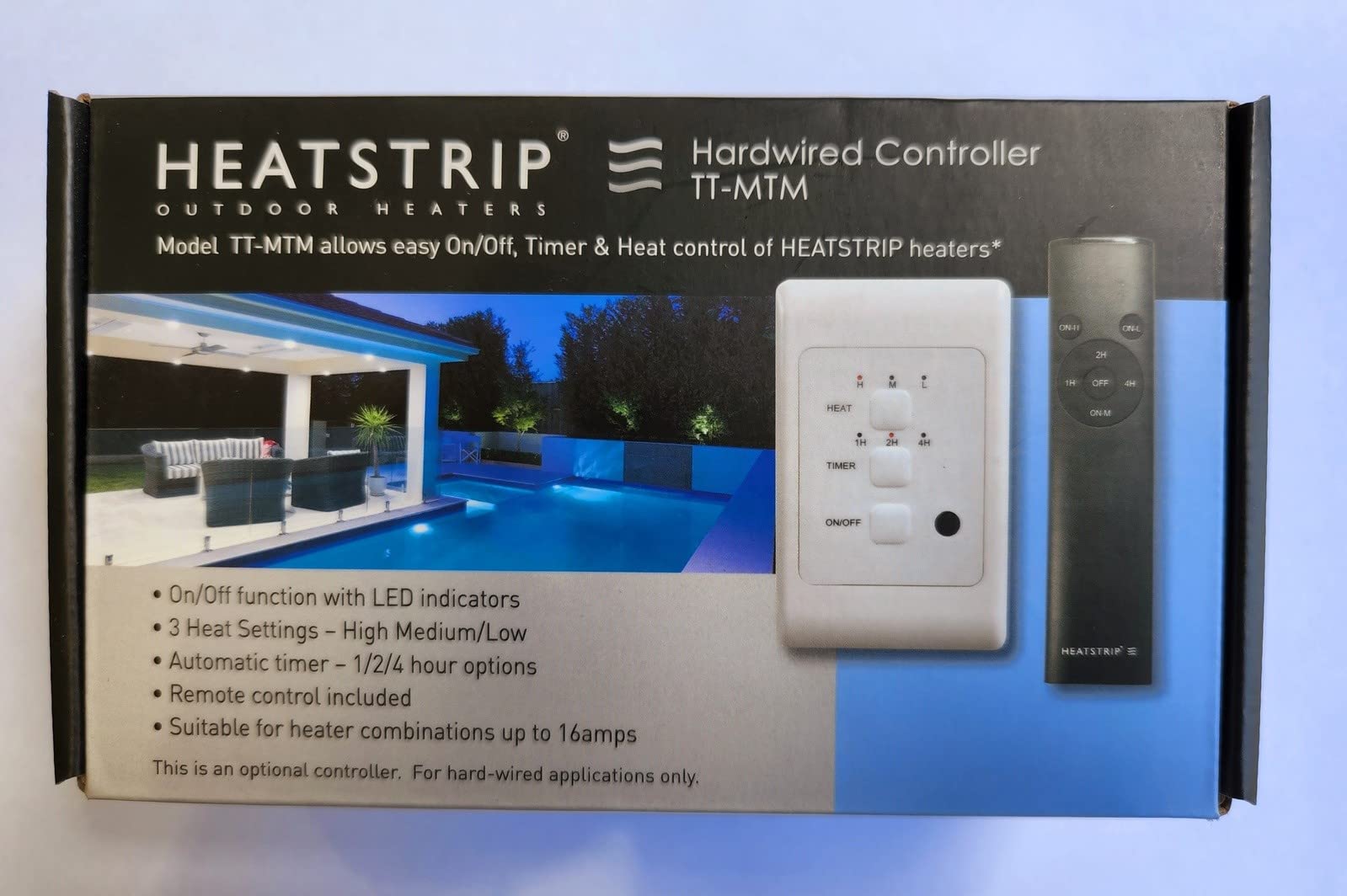 Heatstrip - Thermofilm Controller with 1/2/4 Hour Timer, White :  Amazon.com.au: Home
