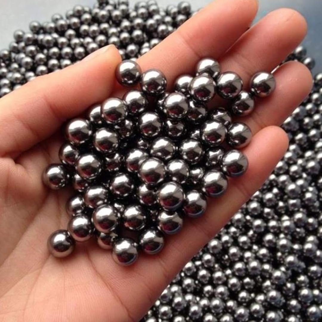 Sfere in acciaio da 8 mm, per fionda di pietra Zwille, 500 pezzi, per catapulta, sfera d'acciaio, munizioni