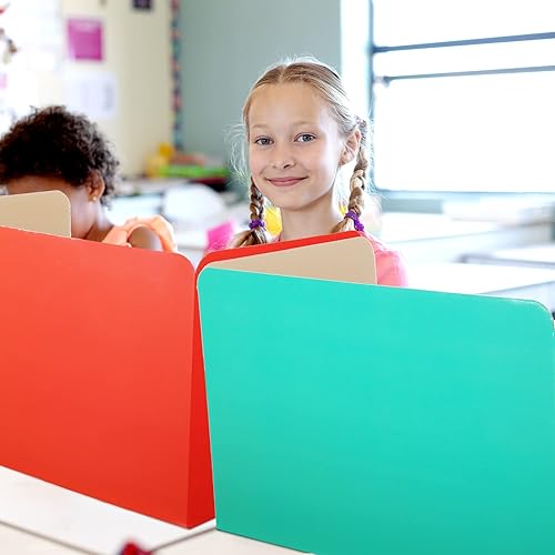 Miniatura 5 de Tableros de privacidad escolares para escritorios de estudiantes, carpetas de privacidad para el aula, Carrel de estudio, reduce las distracciones,