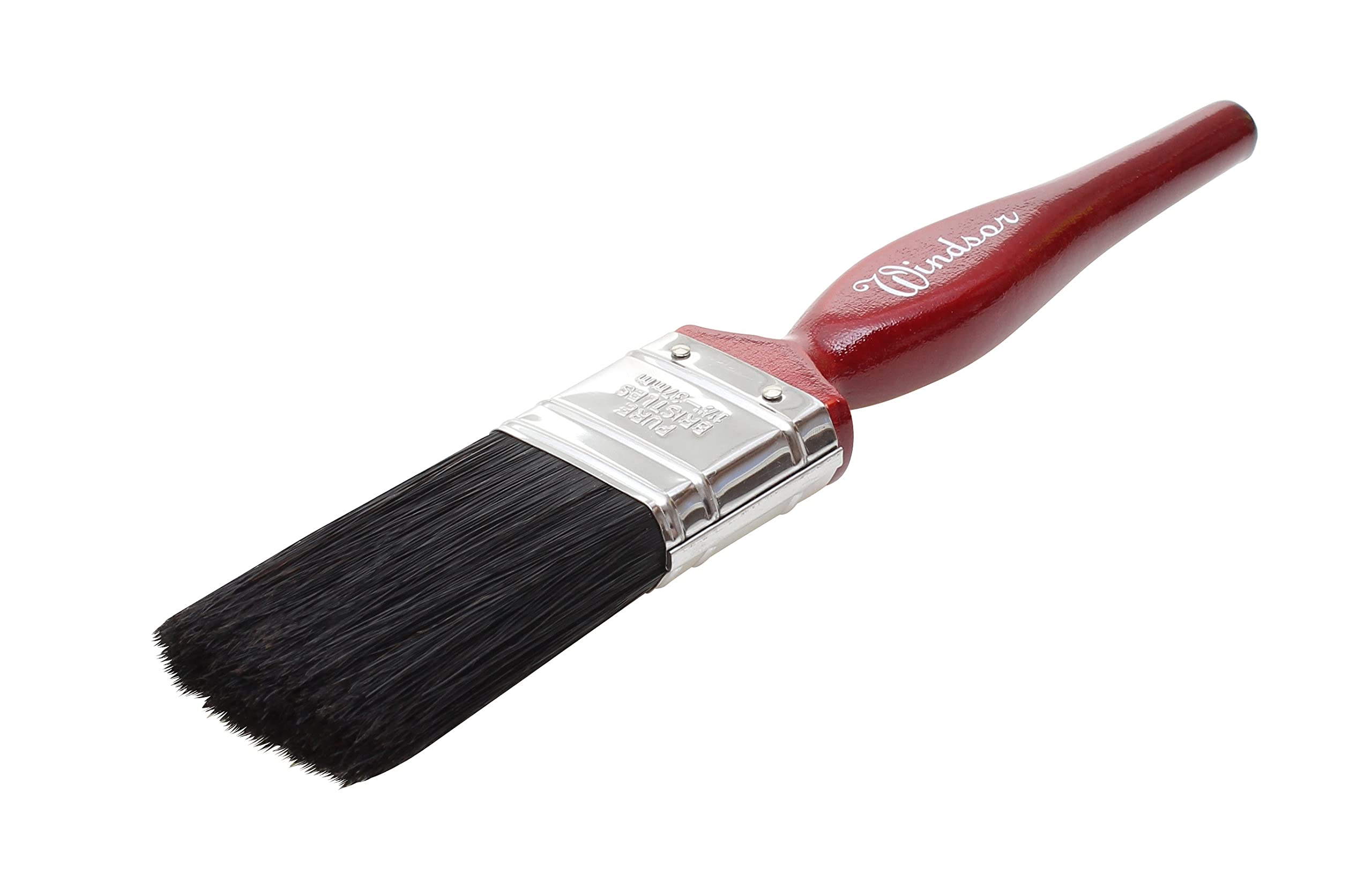 ProDec Juego de brochas de cerdas puras Profesionales Windsor Trade de 6 Piezas para Pintar con Pinturas de emulsión, Brillantes y satinadas en Paredes, techos, Madera y Metal