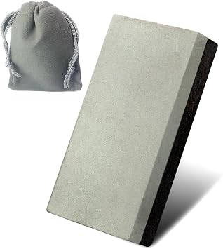 1PC Small Sharpening Stone Dual Sided 400#/800# Combination Pocket-sized Whetstone, Rough Grinding Silicon Carbide/Boron Carbide Stone1.97x0.98x0.39inch | 1PC, Dual Sided 400#/800# Combination, Pocket-sized Whetstone, Rough Grinding Silicon Carbide/Boron Carbide