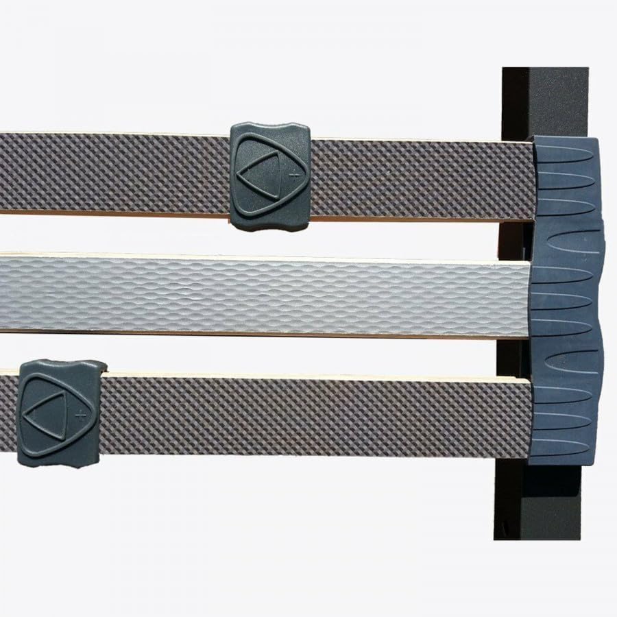 HOGAR24 ES - Somier Multiláminas con Reguladores Lumbares y Tacos Basculantes, 5 Patas Incluidas. Medida 135x190 cm