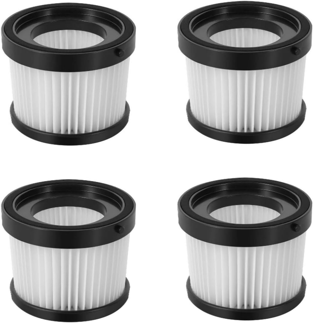 Filters，Compatible for DEWALT Cordless Handheld Vacuum Cleaner Replacement Filters ，Compatible for Makita Vacuum Cleaners(4pcs)