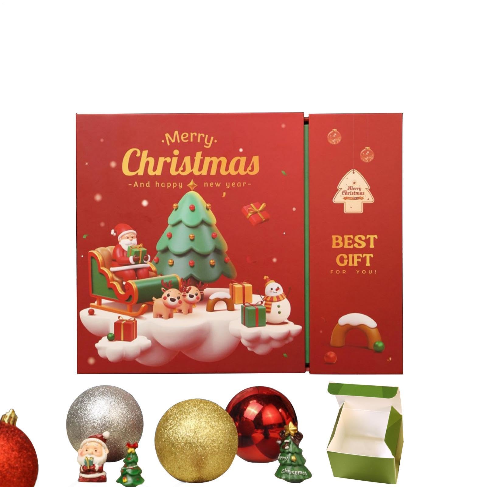 Scatola Avvento Natalizio Forniture Calendario 'Avvento Ricaricabile 24
