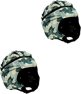 Sosoport 2pcs Hat Football Helmet Boys Helmet Helmets for Adults Wrestling Headgear Youth Football Helmet Kids Football Helmet Headgear for Soccer Scrum Cap Special Needs Helmet