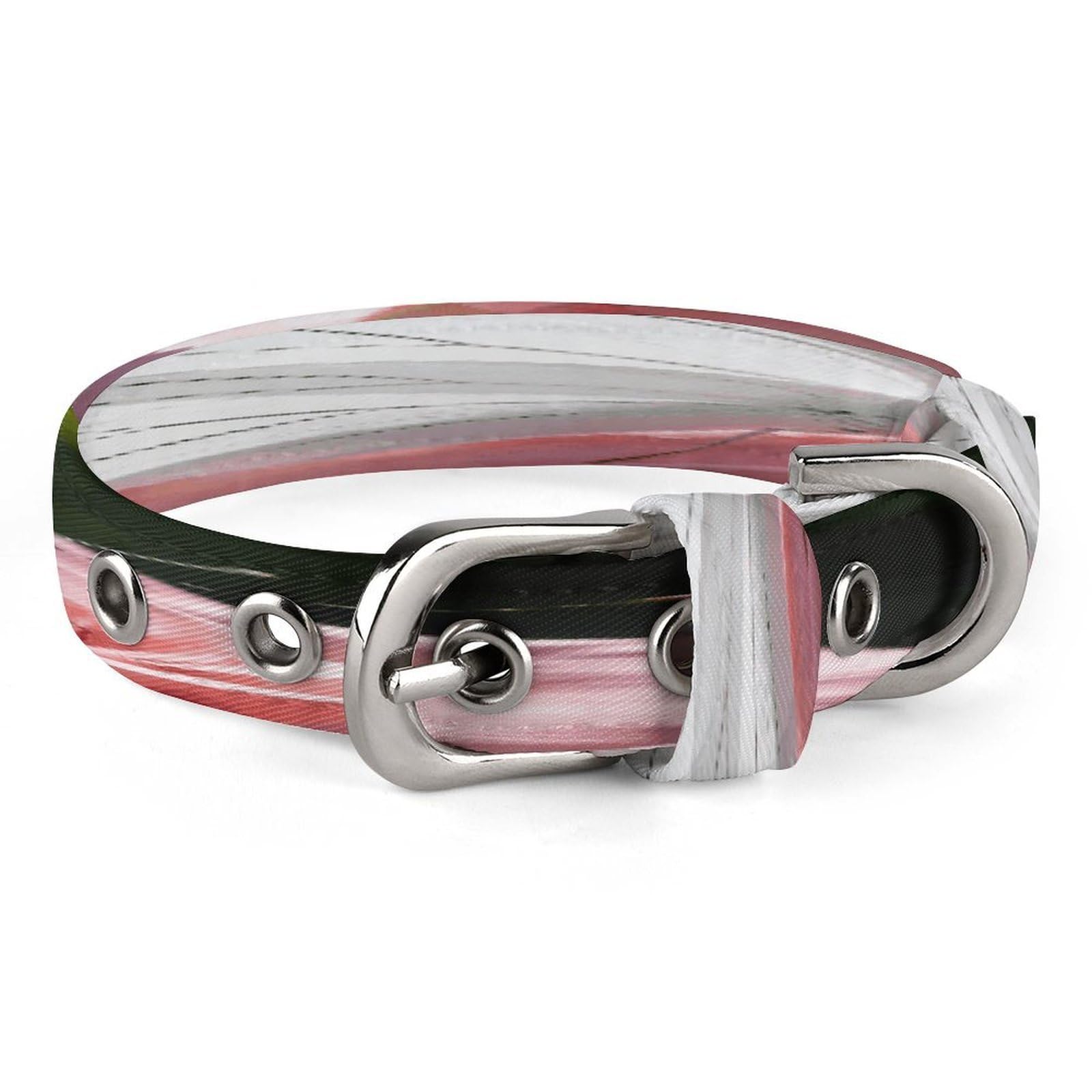 Collar de perro ajustable suave y transpirable con hebilla segura de tela Oxford