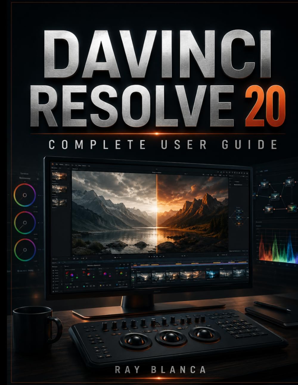 DAVINCI RESOLVE 20 COMPLETE USER GUIDE: Master Video Editing, Color Grading, Fusion VFX, and Fairlight Audio with Step-by-Step Tutorials for Beginners and Professionals.