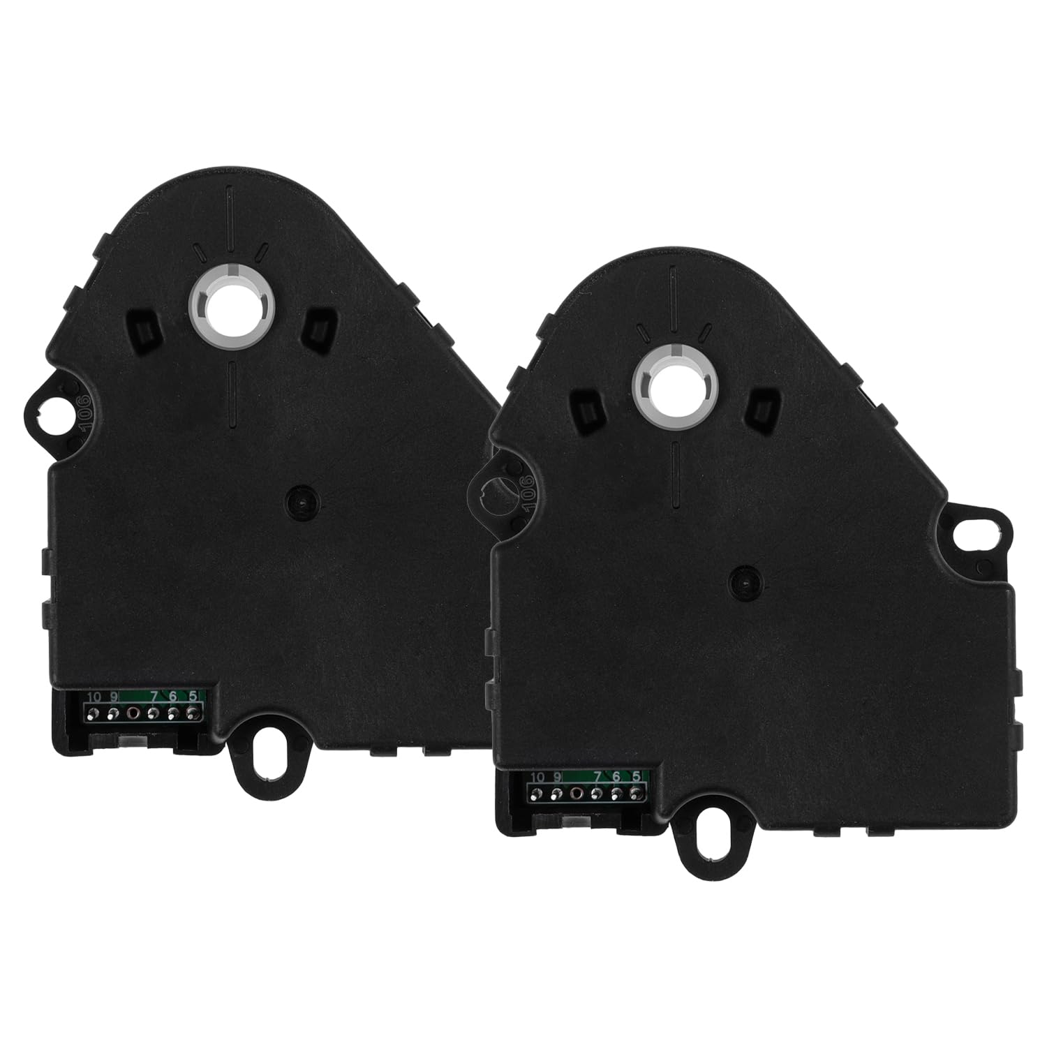 2Pcs HVAC Heater Blend Air Door Actuator for Chevy Silverado GMC Sierra Suburban 1500 2500 3500 HD Tahoe GMC Yukon XL Cadillac Escalade ESV EXT Hummer H2 2003 2004 2005 2006 2007 2008 2009 OE 604-106
