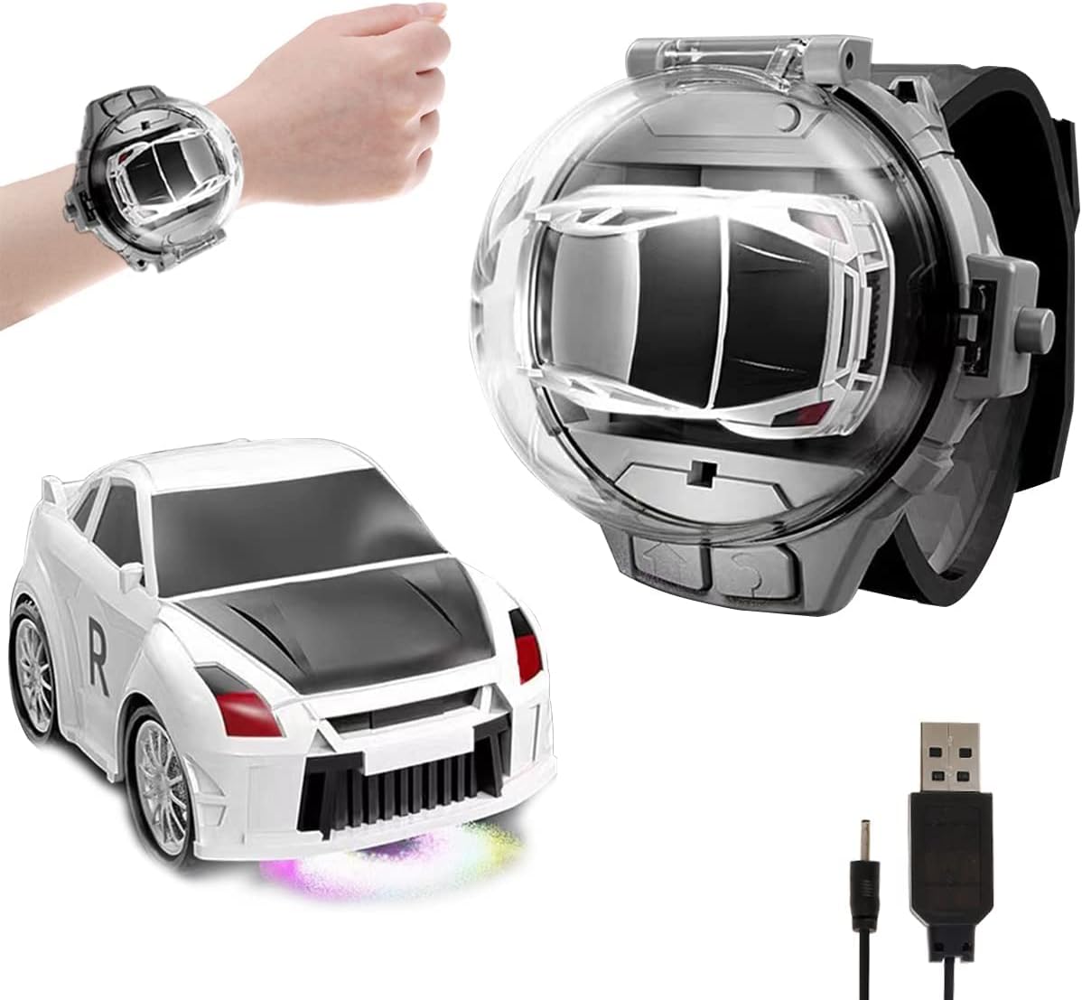 Eazee Play Watch Mini Remote Control Car Toys RC Cute Cars Toy Best Gift for Boys