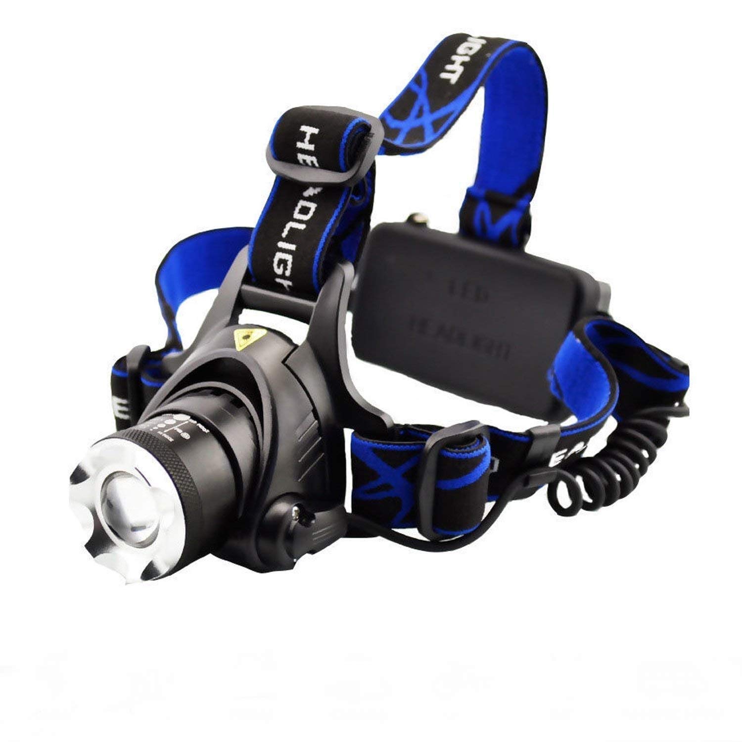 SILENCIO Bright Headlamp Light | Rechargeable Head Torch | Hands Free Head Flashlight LED Water Resistant Drop Resistant Head Lamp Spotlight for Camping Fishing Running Cycling (B09BLF466Q) Amazon Price History, Amazon Price Tracker