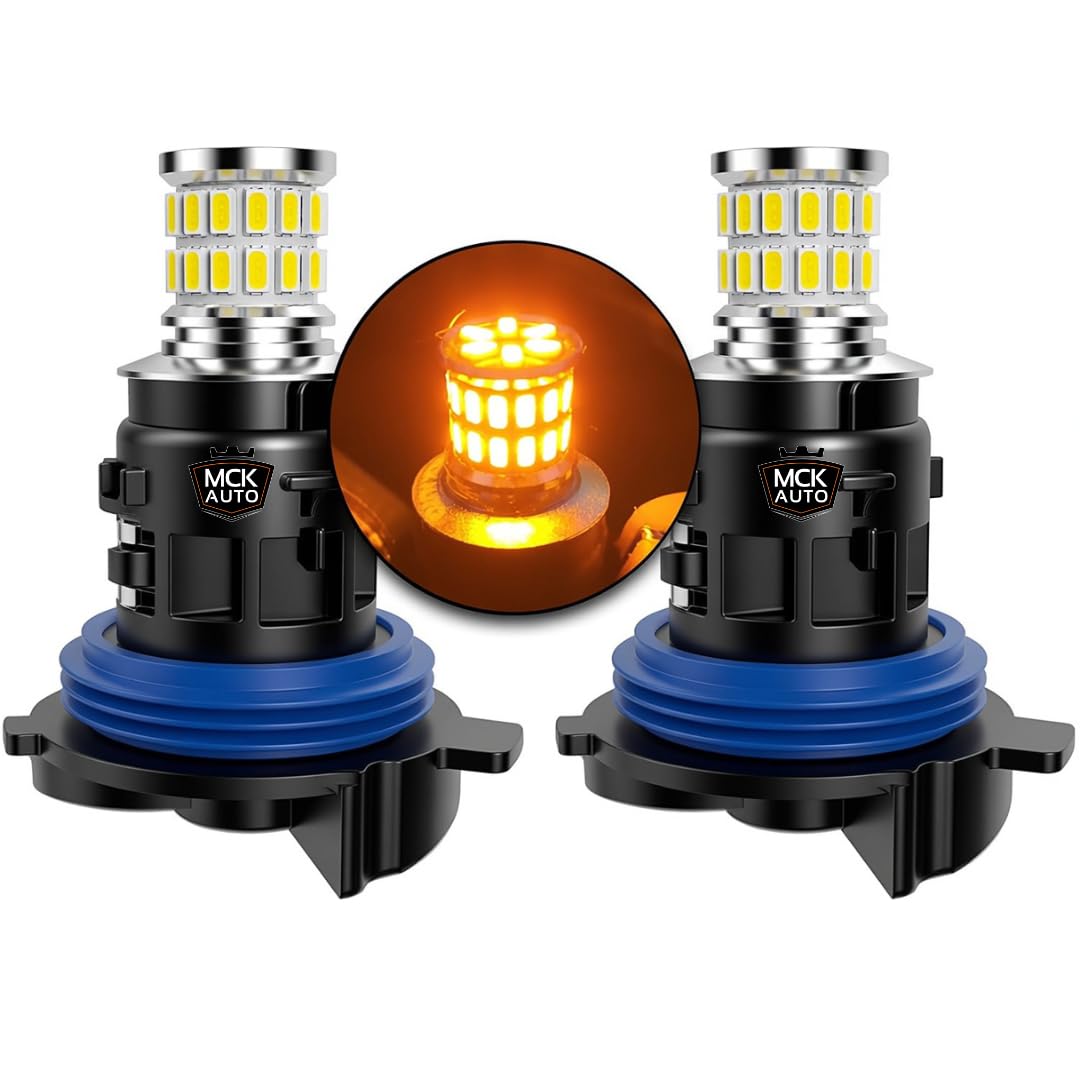 Ampoules LED HP24W CANbus Ambre Orange - Très Lumineuses et Sans Erreur - Améliorez Votre Conduite