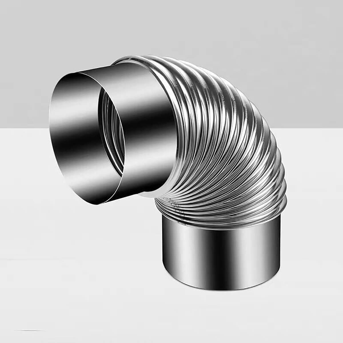 Przyłącze wody kuchennej, Kolano kominowe odporne na ciepło, kolano z gwintem 50-120 mm(12cm)