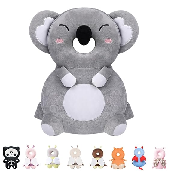 Baby Head Protector Backpack for Falling Crawling and Walking Toddler Essentials Harness Infant Koala Toys Helmets Baby Lover Halloween Gifts for 0.5-2 Years