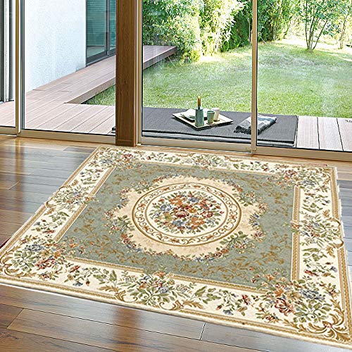 アンティーク ゴブラン織り ラグ 3畳 200×250cm （パレス）グリーン